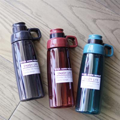 China Direct Selling Viable Multicolor Portable Plastic 670Ml Water Bottle for sale