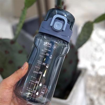 China New Product Cheap Viable Double Wall Eco-friendly Plastic 680Ml Water Bottle for sale