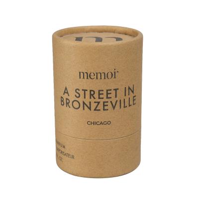 China Other Design Wholesale Free Custom Color Empty Tea Box Kraft Paper Biodegradable Paper Tube For Food Tea Cylinder Round Paper Packaging for sale