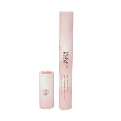 China Other Custom Packaging Box Cardboard Round Cylinder Paper Lip Gloss Tubes With Box And Logo for sale