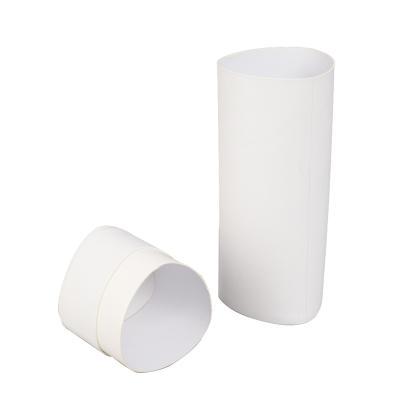 China Other Recycled Custom Packing Strong Cardboard White Paper Tube , Cosmetic Paper Tube for sale