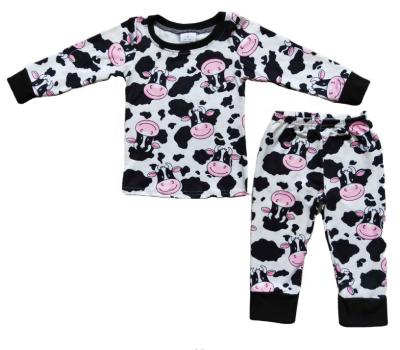 China QUICK DRY MOQ kid don't sleep wear baby boy pajamas scare print baby pajamas clothes kids winter wear for sale