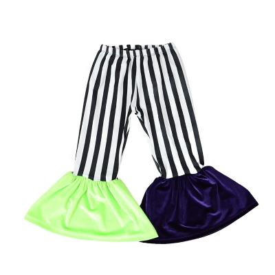 China Color Fade Proof Wholesale Children Clothes Babies Personality Bell Bottoms Fashion Velvet Bell Bottom Pants for sale