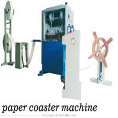 China high speed paper coasters machine full color, equipment for making paper cup coaster, cutting and printing coaster machine RXM-H RXM-H for sale