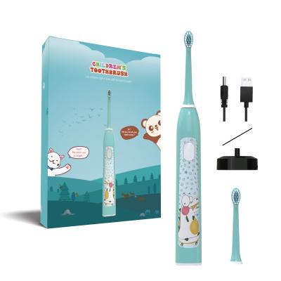 China Sonic Toothbrush Rechargeable 6 To 12 Years Old Kids Rechargeable Kids Electric Toothbrush for sale