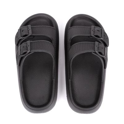 China Fashion Trend Pillow Slides 2021 New Design New Design Double Loop Thick Single Slipper Soft Platform Flip Flops Slippers For Women for sale