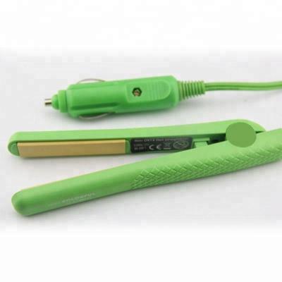 China Mini Car Charger Hair Straightener Portable Flat Iron Convenience Colorful Iron JY-M301A for sale