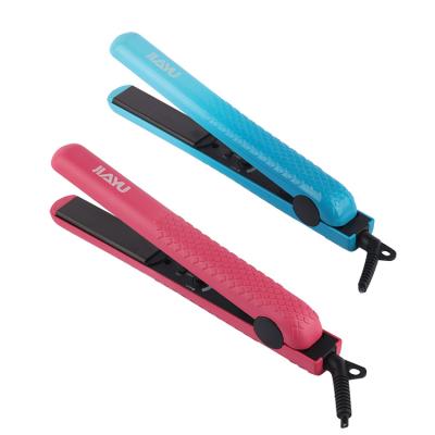 China RV 2022 New Products Hair Straightener Ceramic Flat Plug-in Button Tempering Hair Equipment Hair Straightener Flat Irons for sale