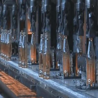 China 100ml 50tpd Glass Bottle Production Line Flint Bottle Glass Bottle glass Making machine for sale