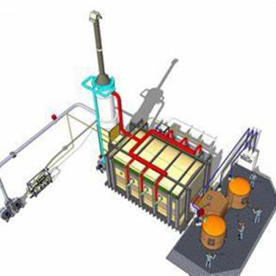 China 10tpd Rückgewinnungsöfen Hochtemperatur-Flickenglas Energieeinsparung zu verkaufen