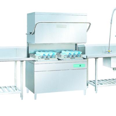 China super-win Free Standing Dishwasher Hood Type Commercial  machine dishwasher for sale