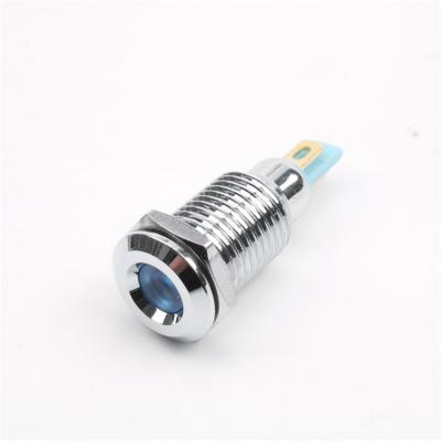 China High Quality Stainless Nickel Plating / Brass / Brass Nickel Plating 10mm Pin Indicator Light Stainless for sale