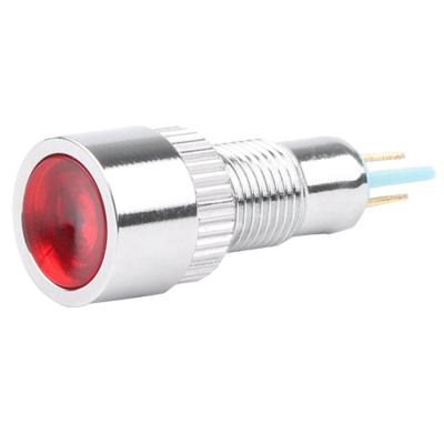 China Control Industrial Equipment 8mm Led Pilot Light 6V12V24V36V48V110V220V 12v Mini Led Indicator Lights for sale