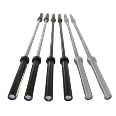 China Universal Powerlifting Weighting Gym Fitness Barbell Carbon Steel Bearing Rod 1.2m-2.2m for sale