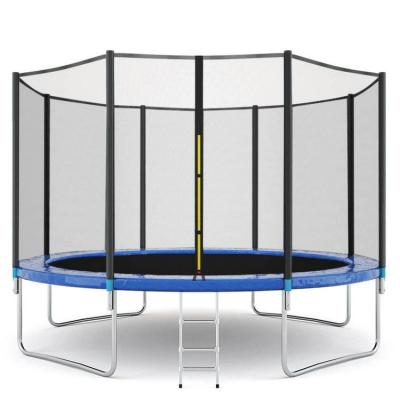 China With Protective Net Home Fitness Equipment Around 10 Ft Outdoor Round Fitness Trampoline for sale