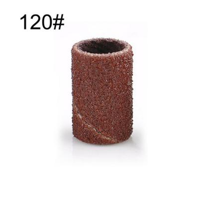 China 120# Disposable Sand Circle Sanding Band For Sale Nail Accessories Manicure Tool Nail Polish for sale