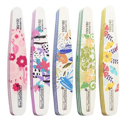 China Fashionable Files for Nails in Packs of 25 Nail Files 100/180 Professional Nail File Manicure Tool for sale