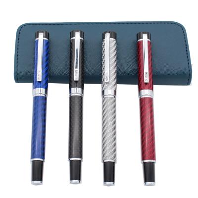 China Professional China Business Metal Manufacturing Partner Roller Point Pen Luxury Brands Carbon Fiber Pens Customized Brands for sale