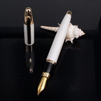 China Wholesale Gold Luxury Custom Logo Printed Fountain Pen Business Fountain Pen Seed Ink Pens Design Pen Gift VIP Hotel Customer Gift Old for sale