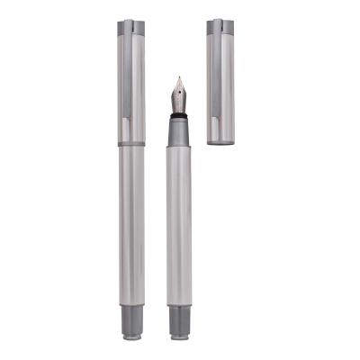 China RECHARGE Luxury White Black Fountain Pens Old Fountain Pens Blue Pearl Fountains Ink Pens for sale