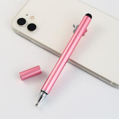 China Interesting Mobile Phone Aluminum Alloy Metal Even Touch Screen Rubberized Pens Custom Logo Stylus Pen For Android Phone for sale