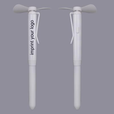 China Promotional Pen Pen With Electric Fan Portable Student Fans Tip Gel Pens for sale