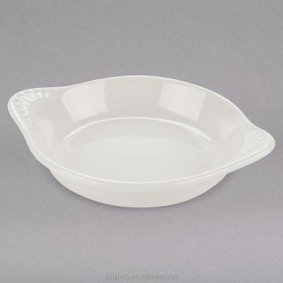 China Tuxton Sustainable Eggshell Around China Bubbled Egg Dish for sale