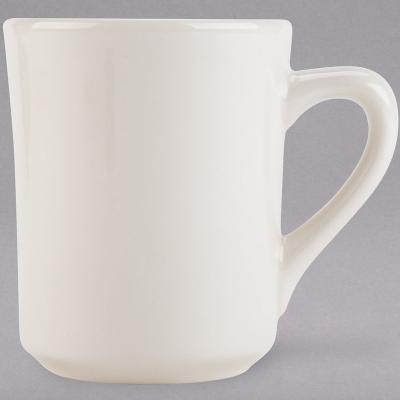 China Sustainable Tuxton TRE-017 Reno/Nevada 8 oz. Eggshell China Tiara Mug for sale