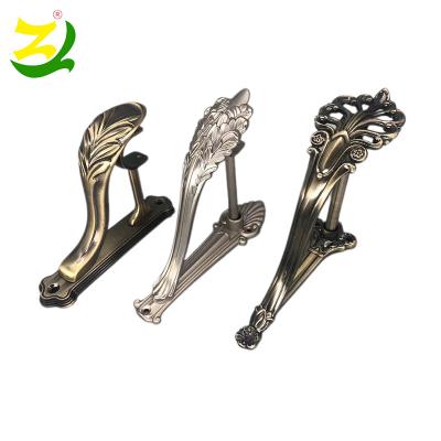 China ZELUAN minimalist lobby fashion style elegant curtain rod bracket in luxury curtain accessories decoration for sale