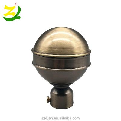 China 2021 ZELUAN 2021 New Eco-Friendly Design Curtain Rod Accessories Curtain Rod End for sale