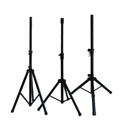 China Aluminum Speaker Stand Iron Pipe Tripod Steel Speaker Audio Stand for sale