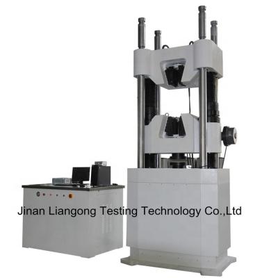 China 1000kn waw3000b 3000kn Universal Hydraulic Universal Testing Machine Servo Electrohydraulic Universal Testing Machine for sale