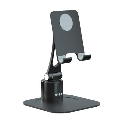 China Angle Adjustable Universal Adjustable Telescopic Mobile Phone Holder Aluminum Alloy Tablet Mobile Phone Holder Stand Face Desk Tracking for sale