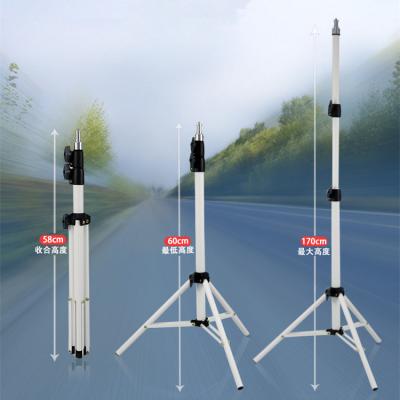 China 3 Section and 2 Step Adjustable Maker 1.7 Meter White Portable Self Photography Camera Tripod Live Stand for sale