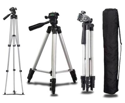 China Flexible Digital Camera 3110 Aluminum Alloy Camera Tripod Stand with Phone Strap Carry Bag for sale