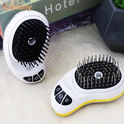 China 2020 Travel Beauty Peak Personal Health Care Electronic Massage Hair Comb With Nano Spray for sale