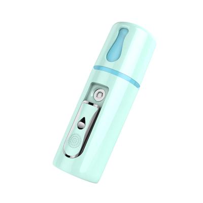 China Outdoor USB Nano Ultrasonic Facial Beauty Humidifier Skin Care Mist Jet Face Humidifier for sale