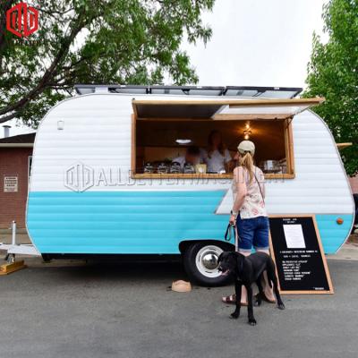 China Vegetable Processing Factory Factory Price Mobile Food Cart Mobile Kitchen Hot Dog Truck Fast Food Truck Ice Cream Cart Cafe Carts Food Truck Trailer for sale