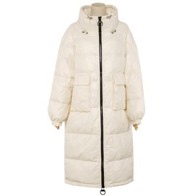 China Plus Size Sustainable Winter Coats Womens Stripper Long Down Jackets for sale