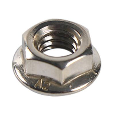 China Ss304 automotive industry ss304 insert hot dip nuts 15 hex nonserrated class 10 zinc galanizing flange nut for house building for sale