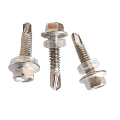 China YIHANG Hot Sale Flat Drilling Screws K With Hexagon Flange Head for sale