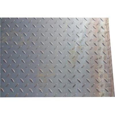 China Boat Plate Black Checkered Steel Plate for sale