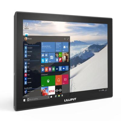 Κίνα Touch Screen 12 Inch HDMI VGA Input Industrial Monitor High Brightness Capacitive Touch Sized Panel With VESA Folding Bracket προς πώληση