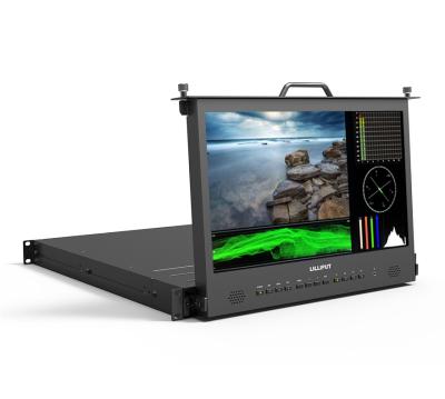 China Touch Screen LILLIPUT 17.3 Inch 3G SDI Broadcast Monitor 1 RU Rack Mount Monitor With HDMI SDI Cross Conversion à venda