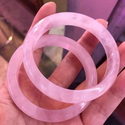 China Rose Quartz Bracelets Lace Rose Quartz Bracelets Rose Quartz Bracelets Bangle for sale