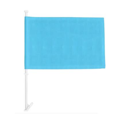 China Sports Club Polyester DIY Blank Car Flag Custom Blank Sublimation Car Flag For Car Windows for sale