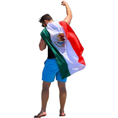 China Custom Sports Club Mexico Body Flag Club Outdoor Polyester 3x5 Ft My Body Flags For Sport for sale