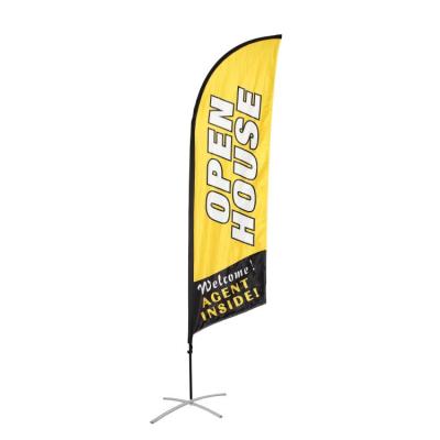 China Sports Club Banners With Flagpole Base Advertising Flag Decoration Beach Golf Camping Outdoor Flag for sale