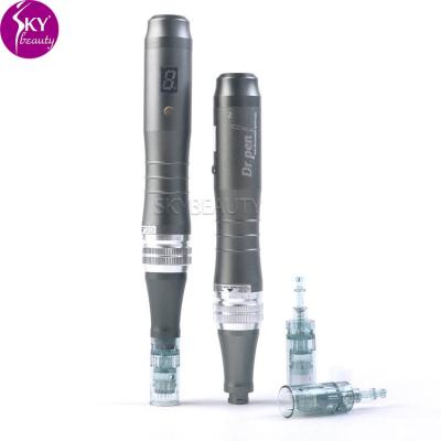 China OEM Use Best New Anti-Puffiness New Needle Stamp AMTS Microneedle Dermapen Microneedle M8 Pen Home Electric Auto Micro Pen Derma Therapy System Dr.meso Pen for sale