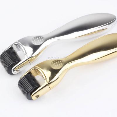 China Anti-Hair Removal DNS Mts Face Body Skin Tightening Dermaroller Facial Gold Silver 600 Derma Roller 0.25mm 0.5mm 1.0mm 1mm For Hair Loss Treatment for sale